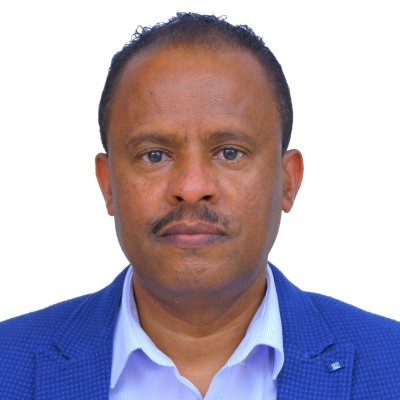 Yoseph Kibret speaking at Connected Banking Summit Ethiopia